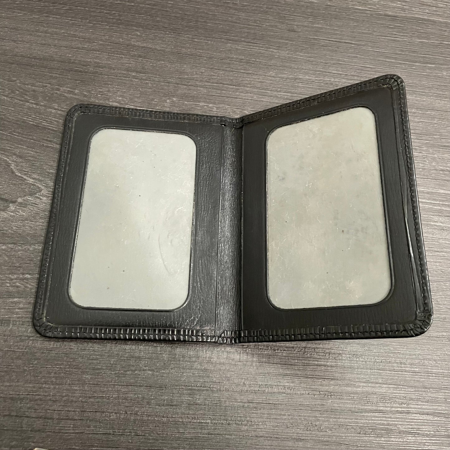 LOUIS VUITTON Black Epi Card Case