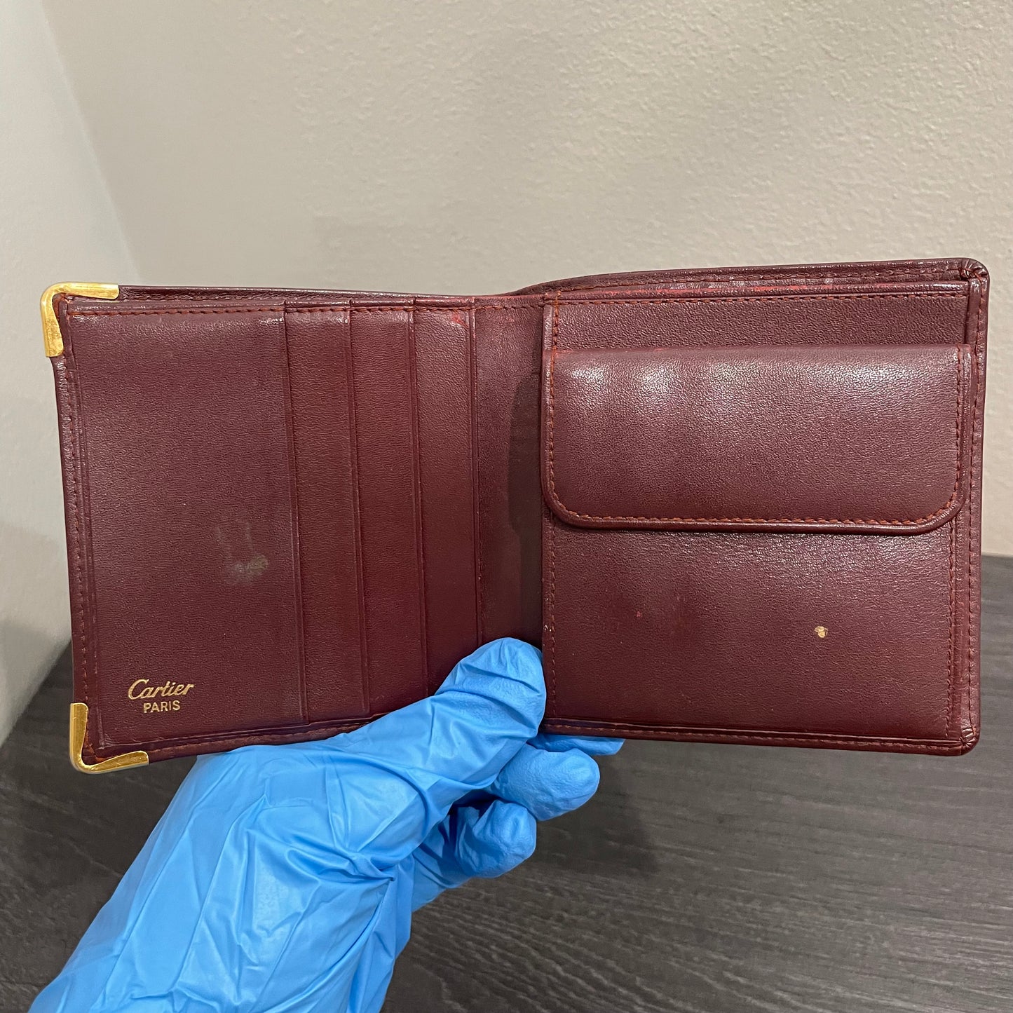 CARTIER Men's Leather Wallet