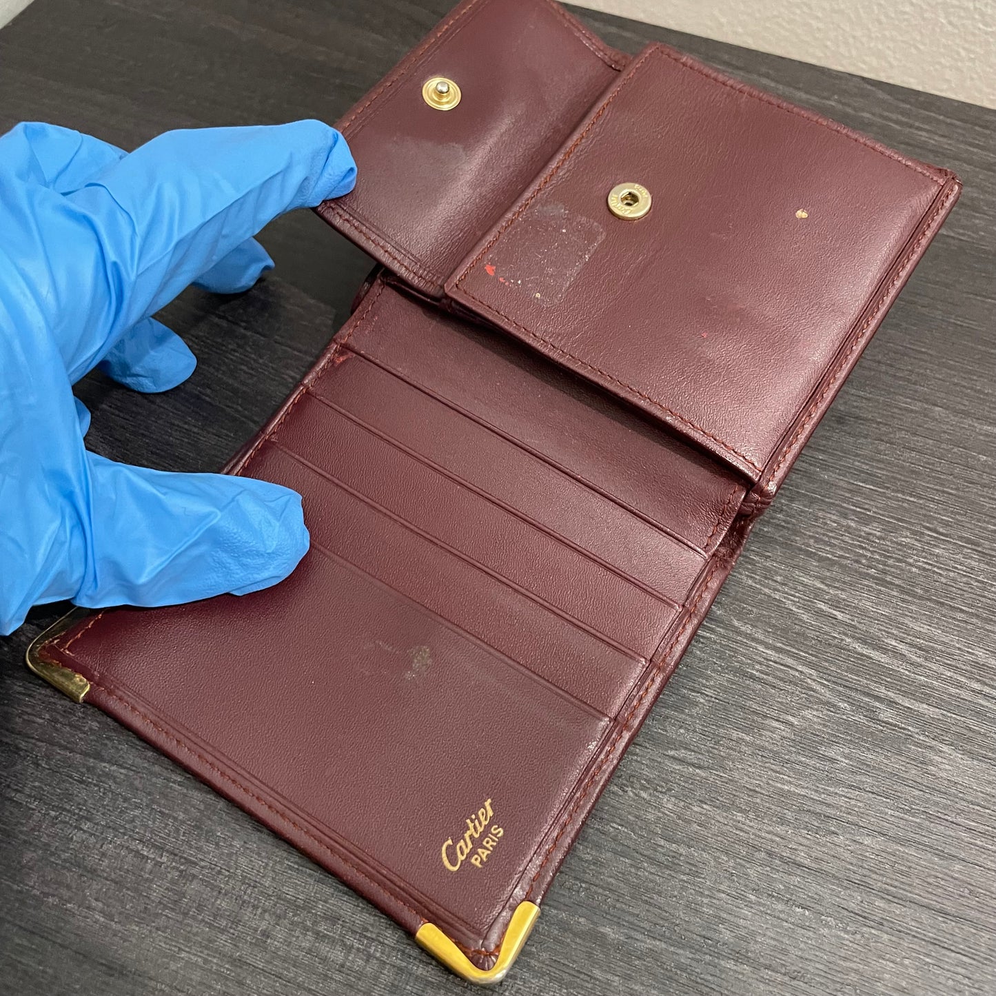 CARTIER Men's Leather Wallet