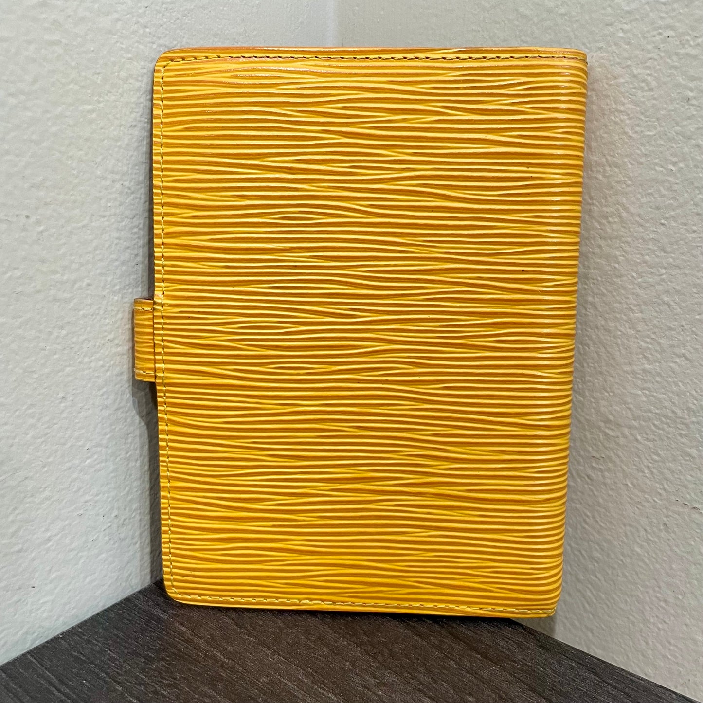 LOUIS VUITTON Yellow Epi Agenda PM