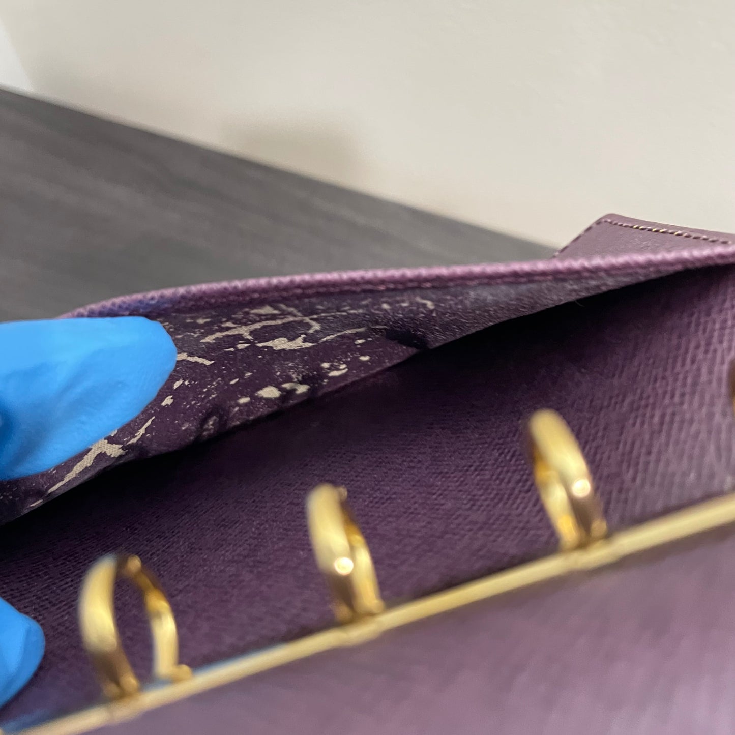 LOUIS VUITTON Yellow Epi Agenda PM