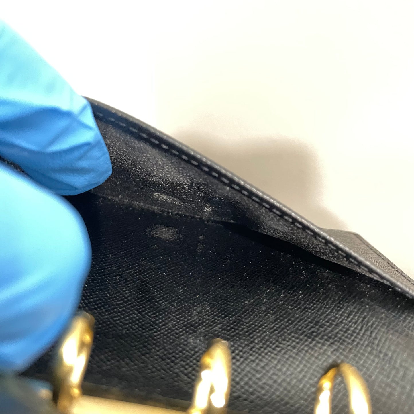 LOUIS VUITTON Blue Epi Agenda PM
