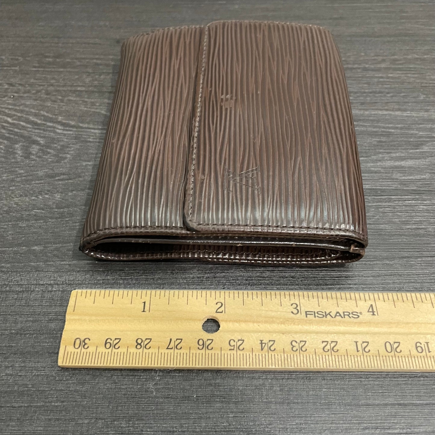 LOUIS VUITTON Brown Epi Leather Wallet
