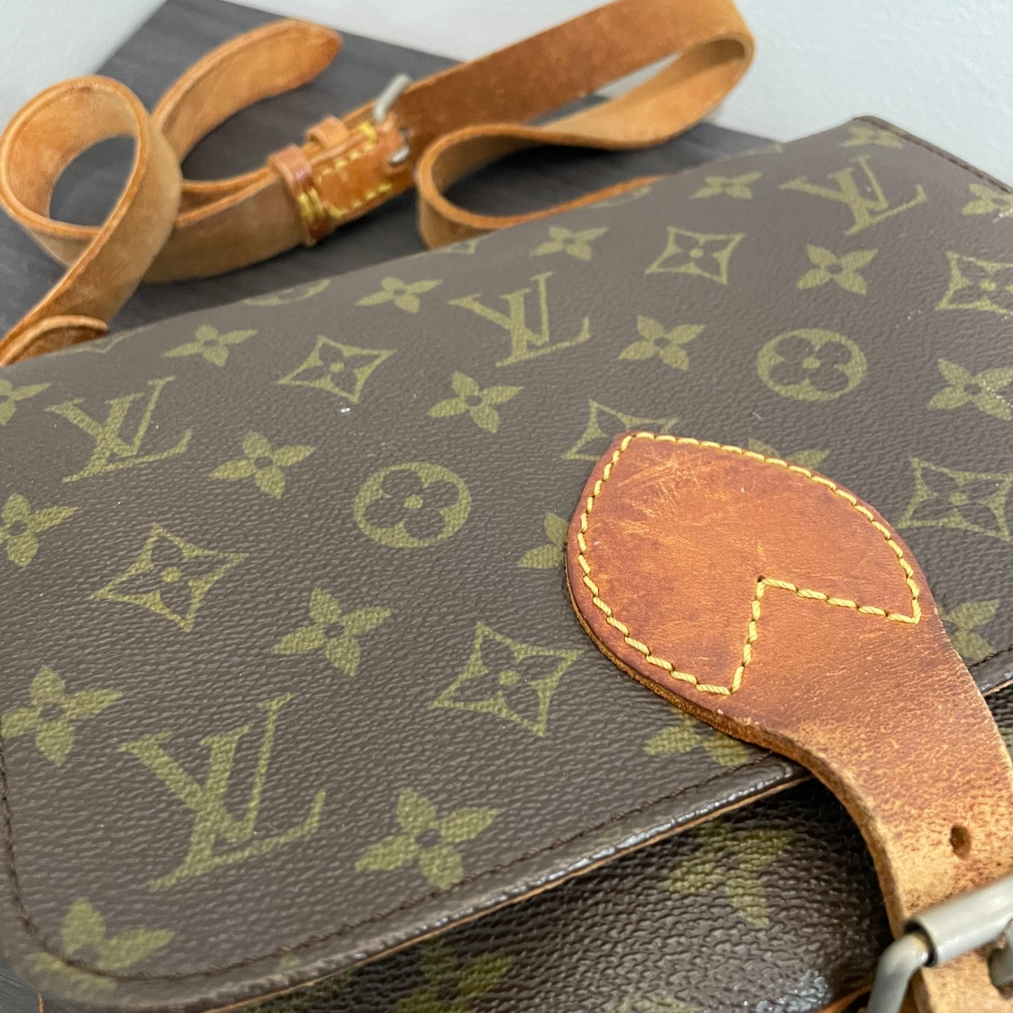 SOLD! Louis Vuitton Monogram Cartouchiere