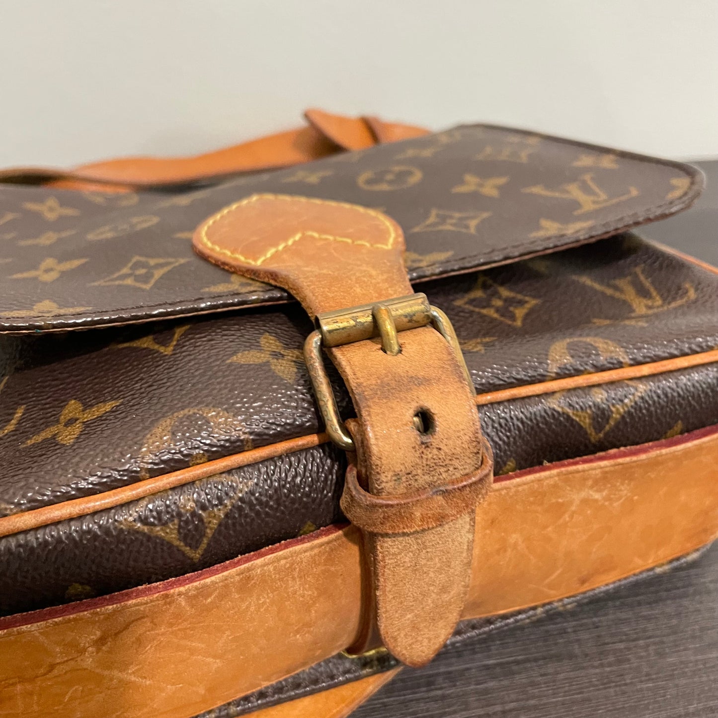 SOLD! Louis Vuitton Monogram Cartouchiere