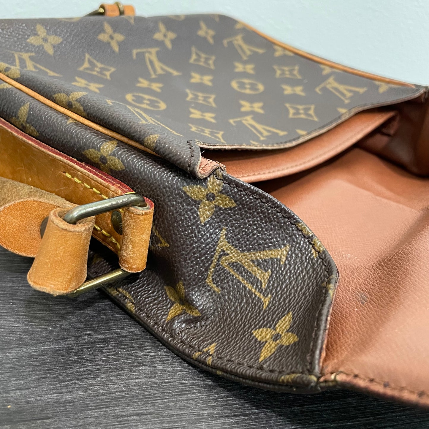 SOLD! Louis Vuitton Monogram Cartouchiere