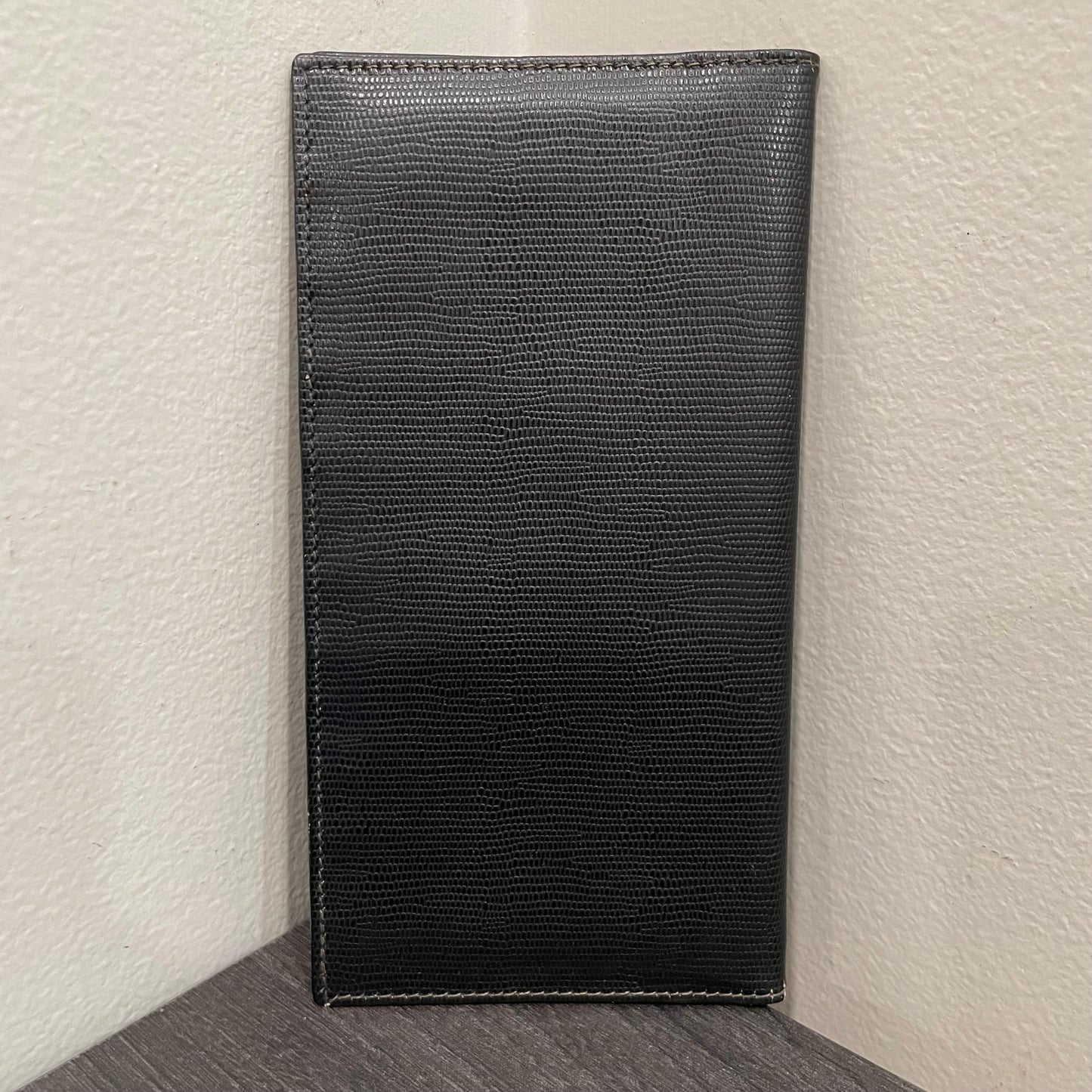 CELINE Leather Checkbook Holder