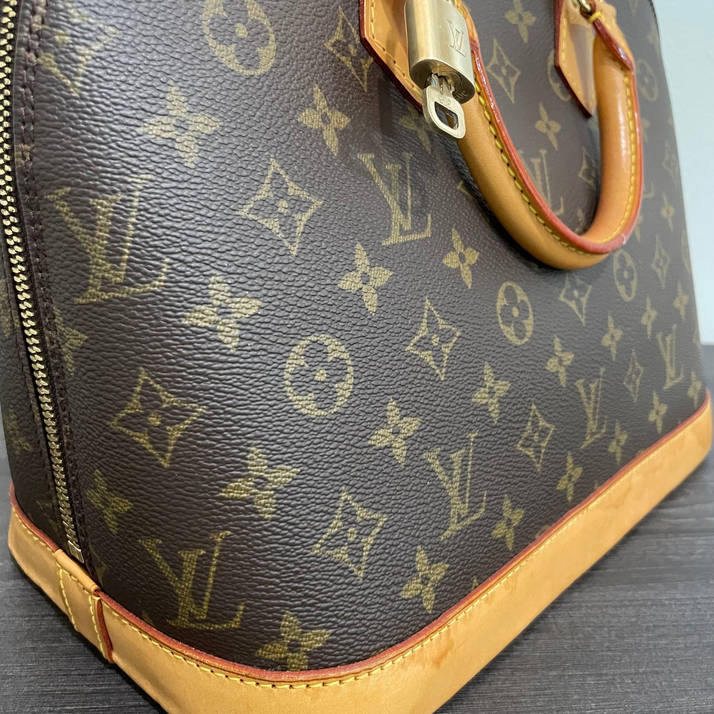 SOLD! Louis Vuitton Monogram Alma with Lock & Key