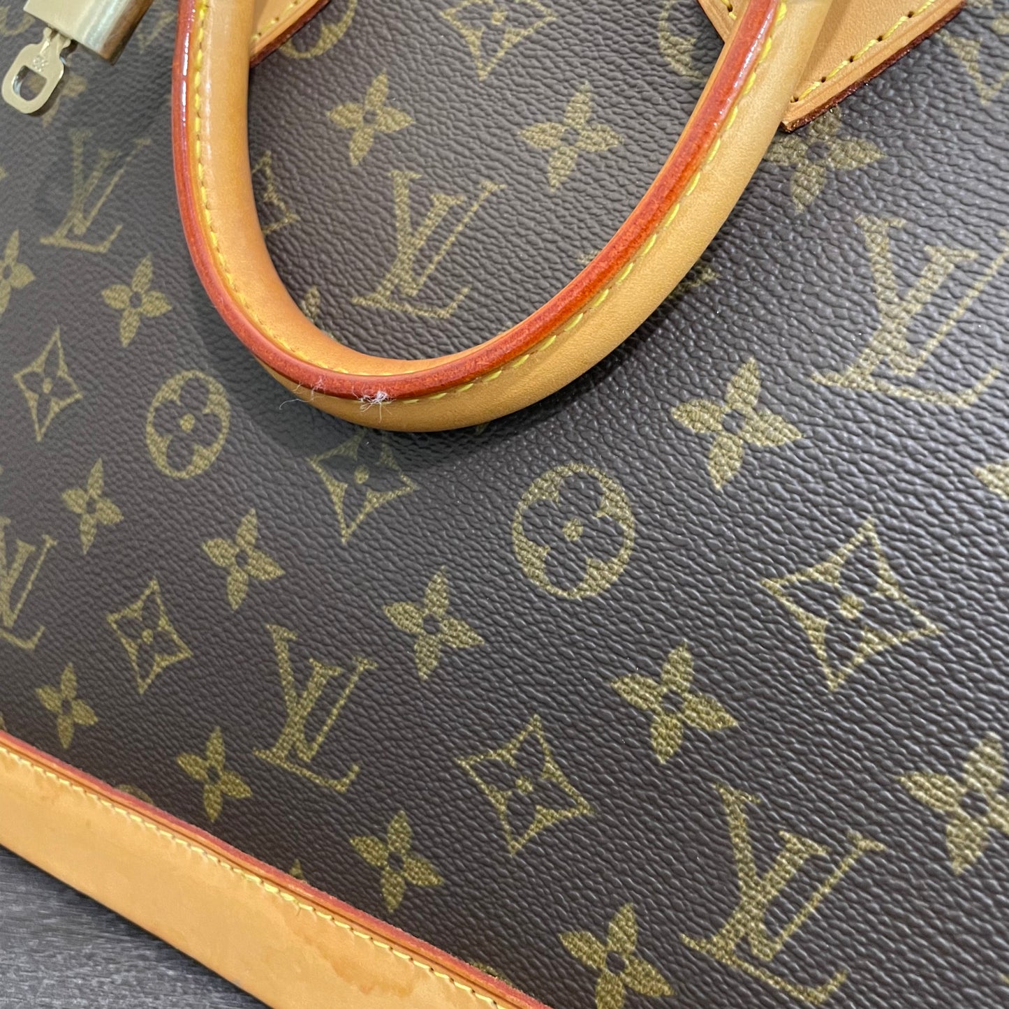 SOLD! Louis Vuitton Monogram Alma with Lock & Key