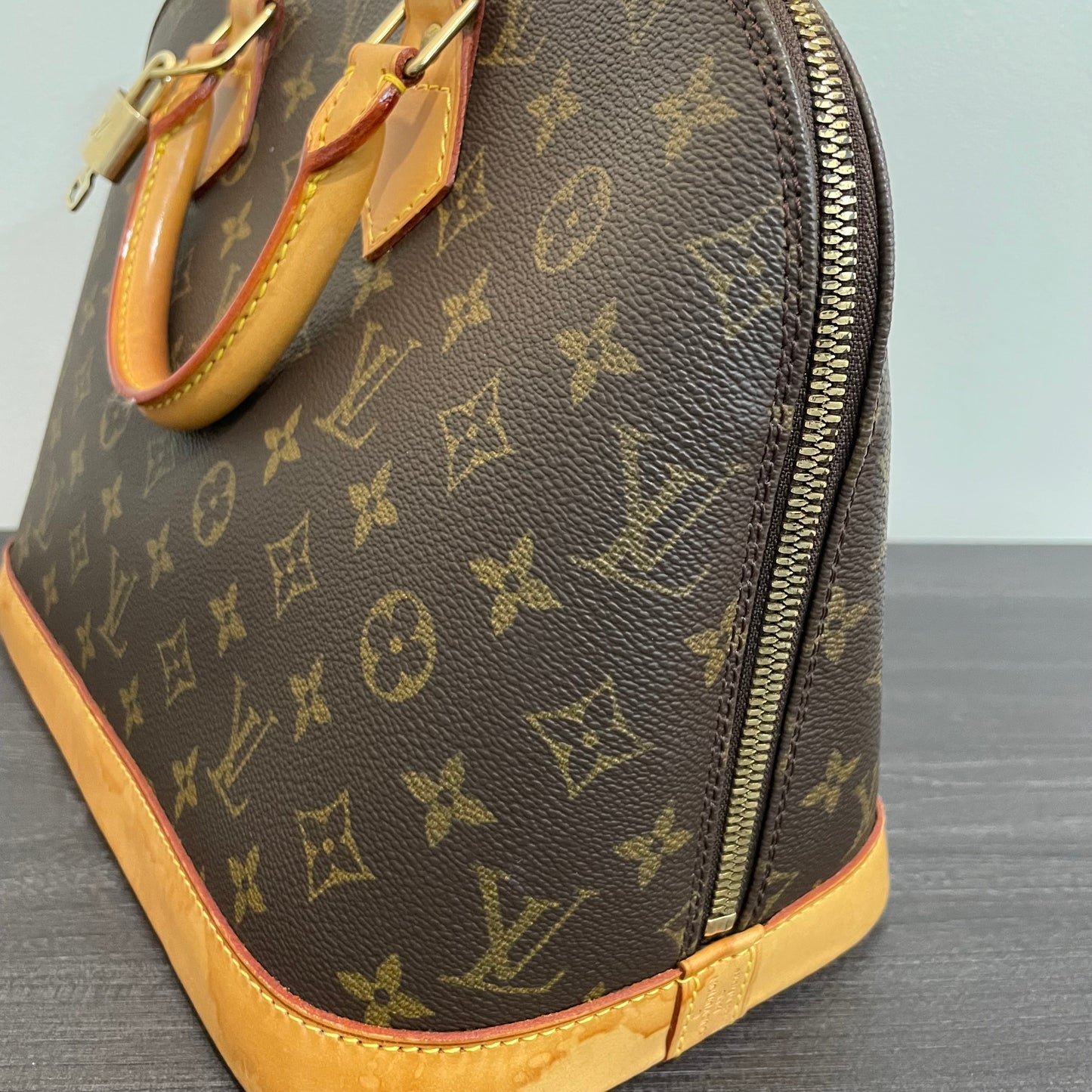 SOLD! Louis Vuitton Monogram Alma with Lock & Key