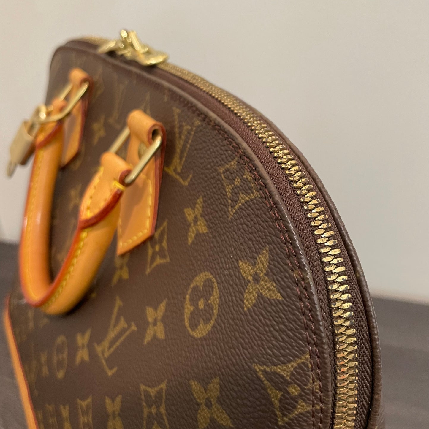 SOLD! Louis Vuitton Monogram Alma with Lock & Key