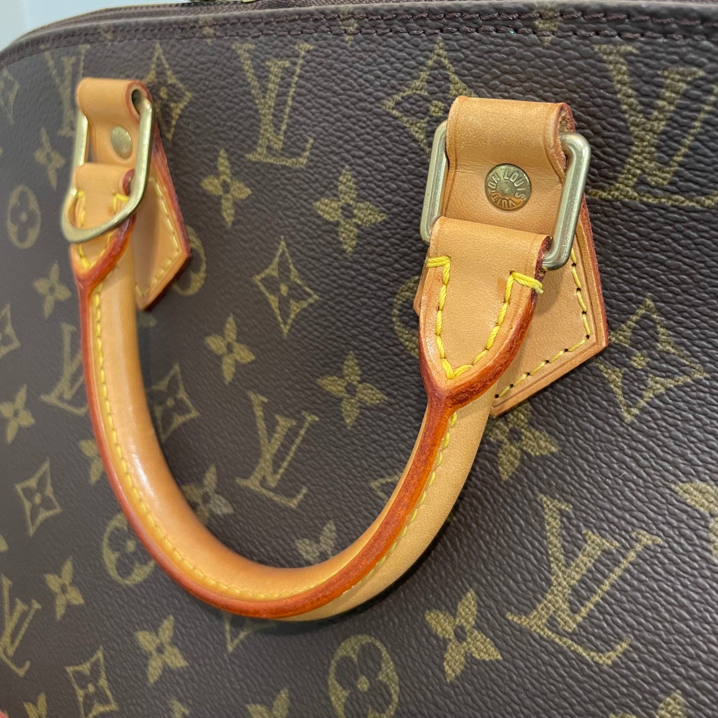 SOLD! Louis Vuitton Monogram Alma with Lock & Key