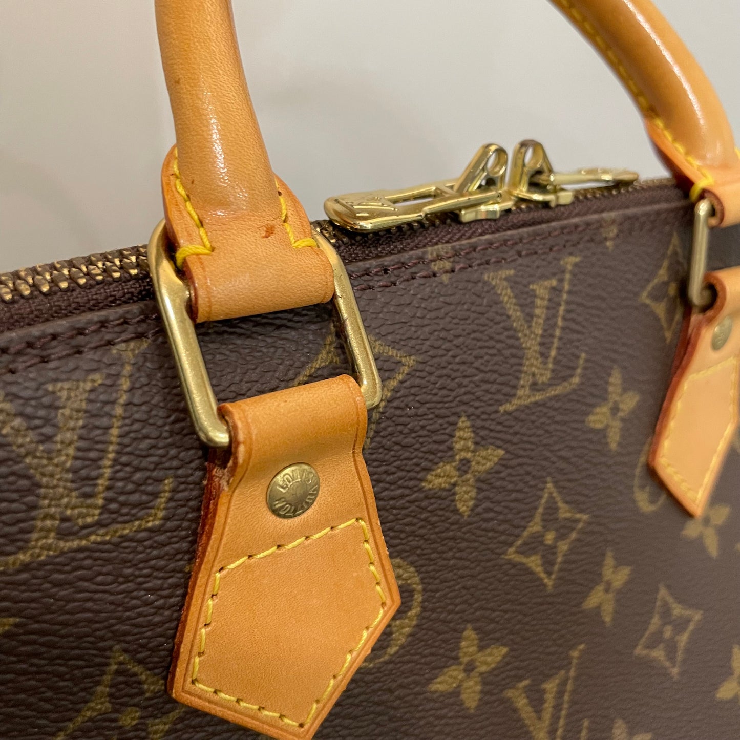 SOLD! Louis Vuitton Monogram Alma with Lock & Key