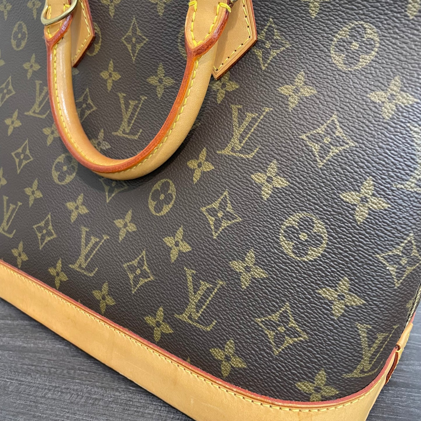 SOLD! Louis Vuitton Monogram Alma with Lock & Key