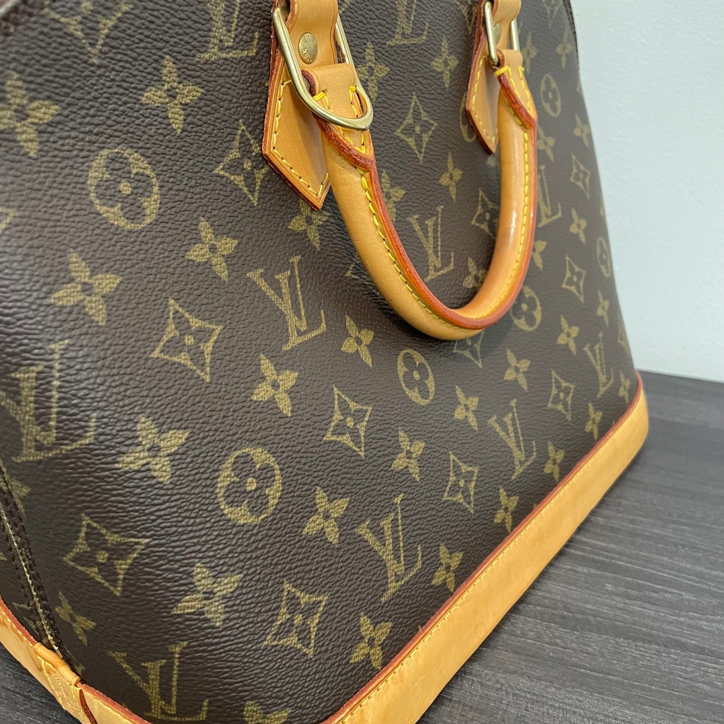 SOLD! Louis Vuitton Monogram Alma with Lock & Key