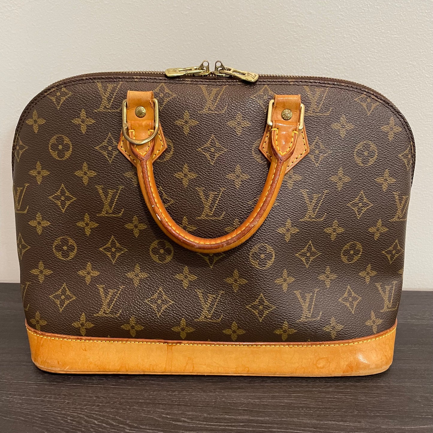 SOLD! Louis Vuitton Monogram Alma with Lock & Key