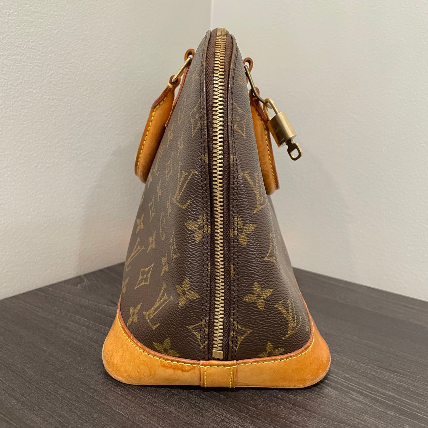 SOLD! Louis Vuitton Monogram Alma with Lock & Key