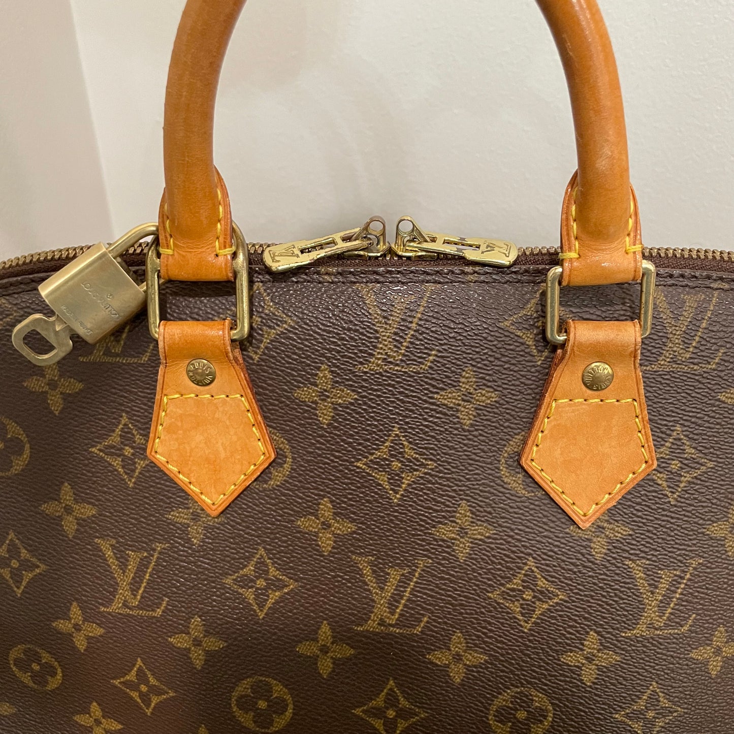 SOLD! Louis Vuitton Monogram Alma with Lock & Key
