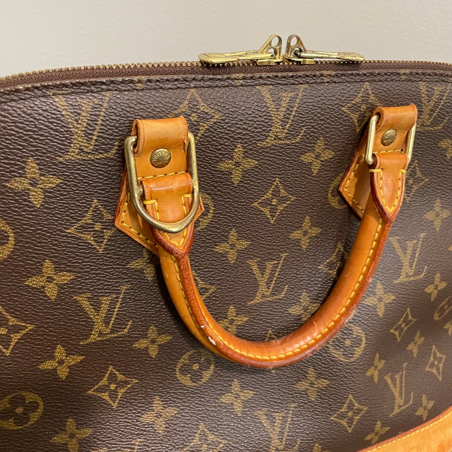 SOLD! Louis Vuitton Monogram Alma with Lock & Key