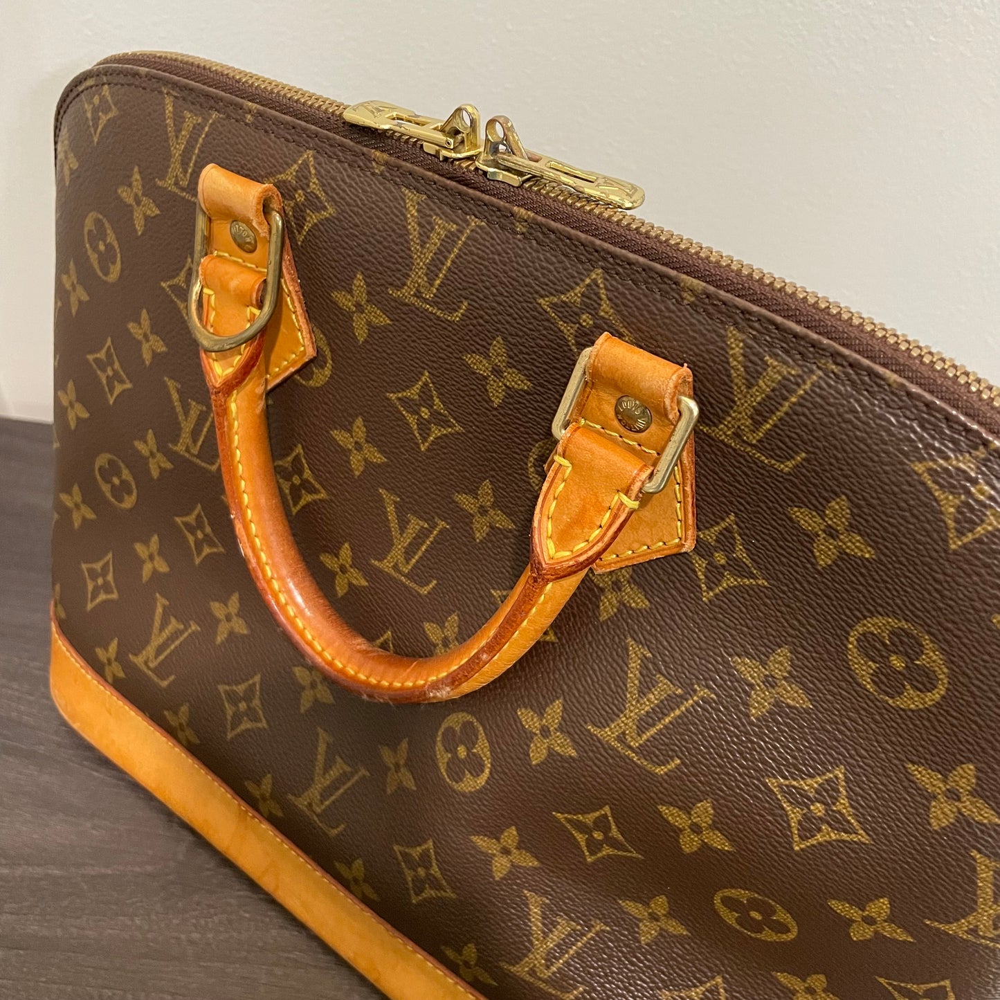 SOLD! Louis Vuitton Monogram Alma with Lock & Key