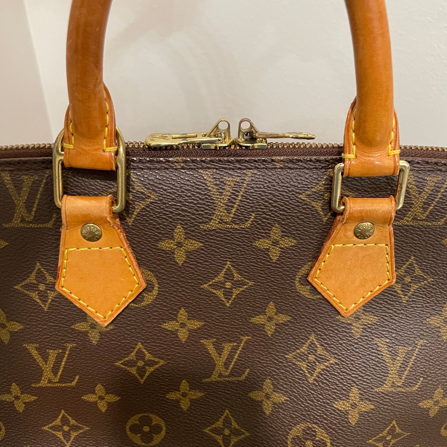SOLD! Louis Vuitton Monogram Alma with Lock & Key
