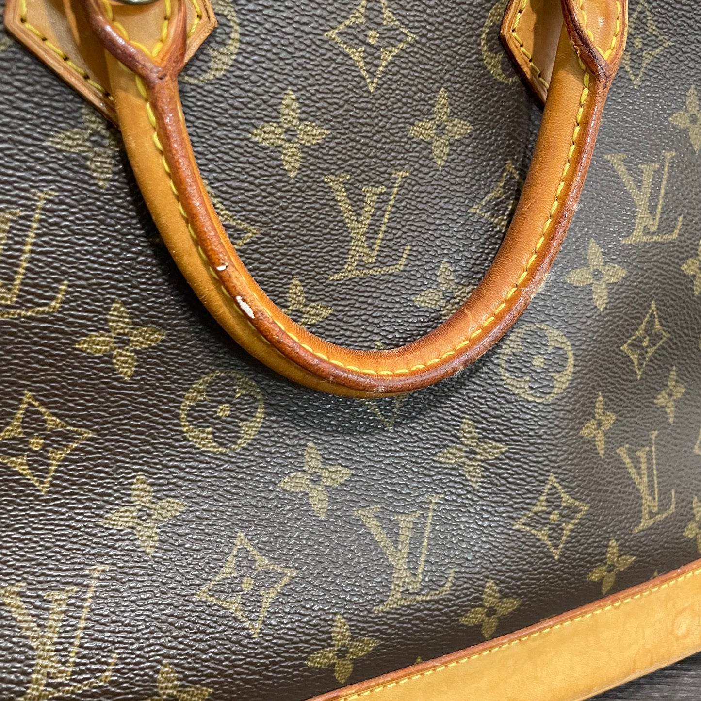 SOLD! Louis Vuitton Monogram Alma with Lock & Key