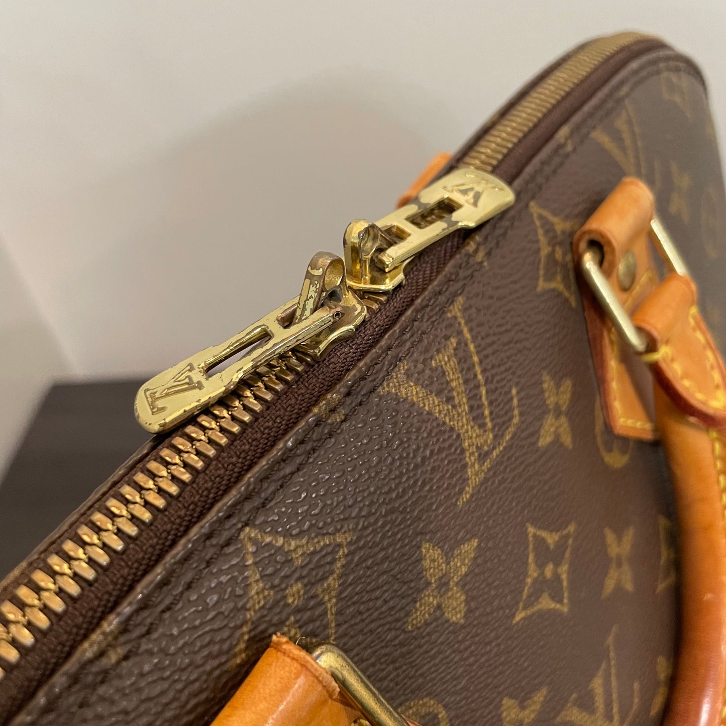 SOLD! Louis Vuitton Monogram Alma with Lock & Key
