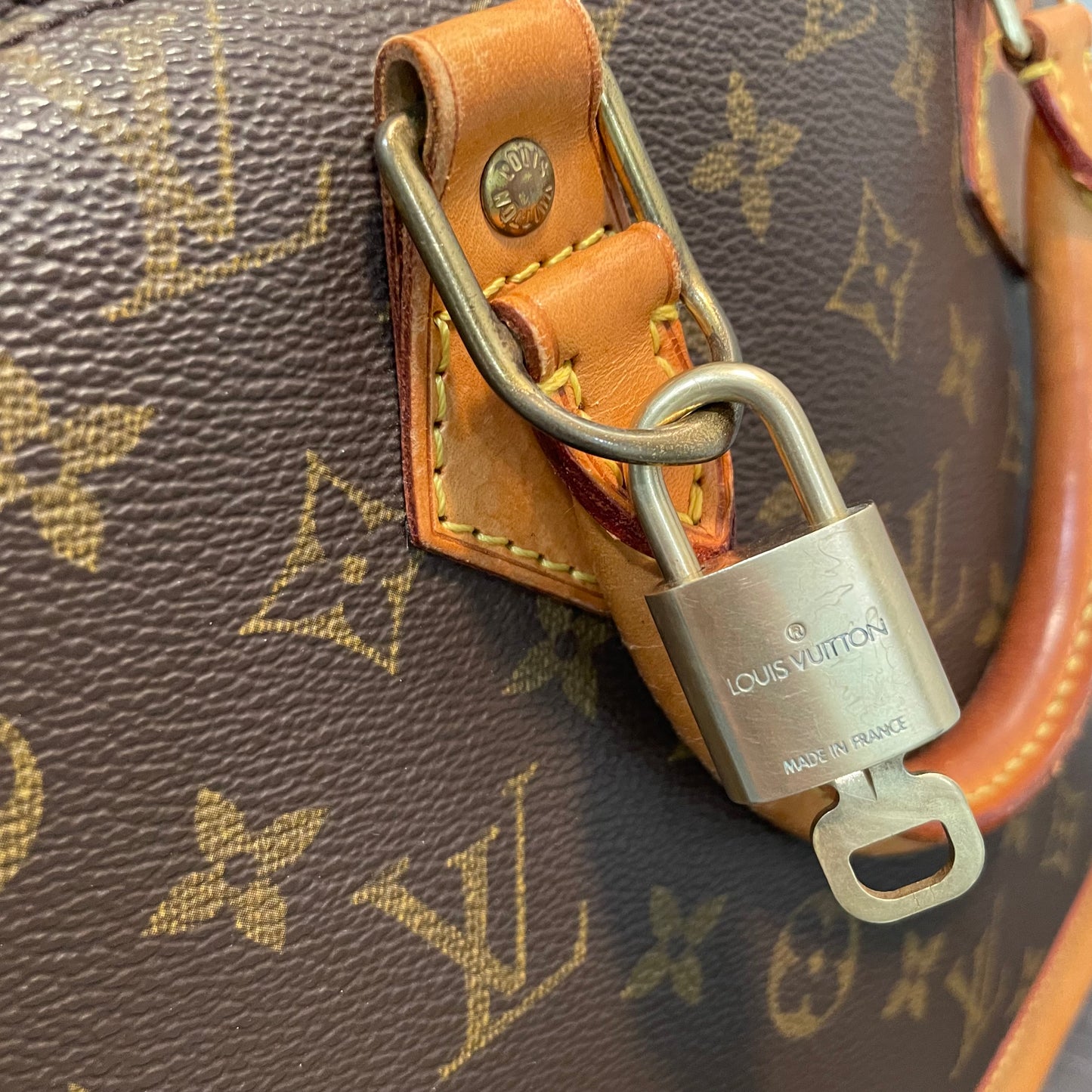 SOLD! Louis Vuitton Monogram Alma with Lock & Key