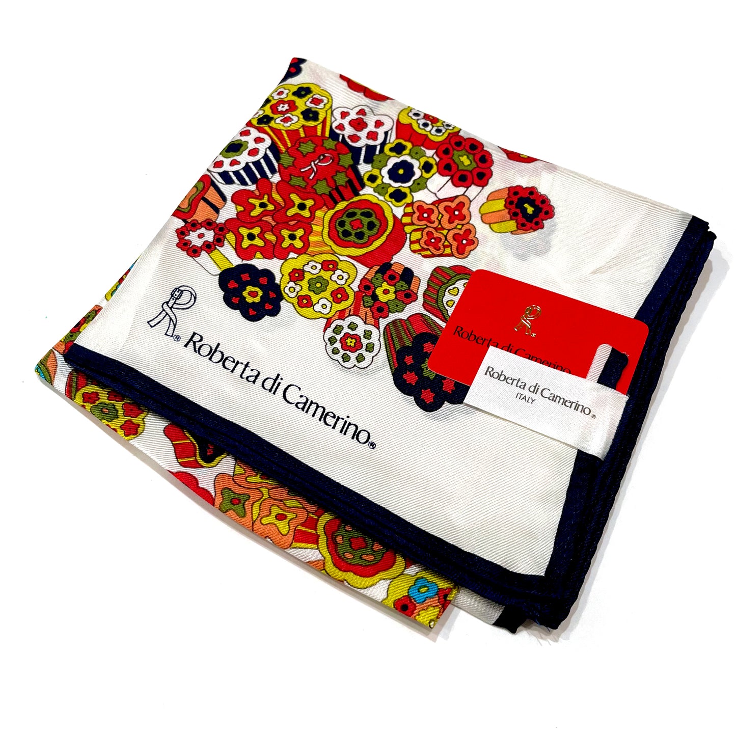 ROBERTA DI CAMERINO 100% Silk Scarf