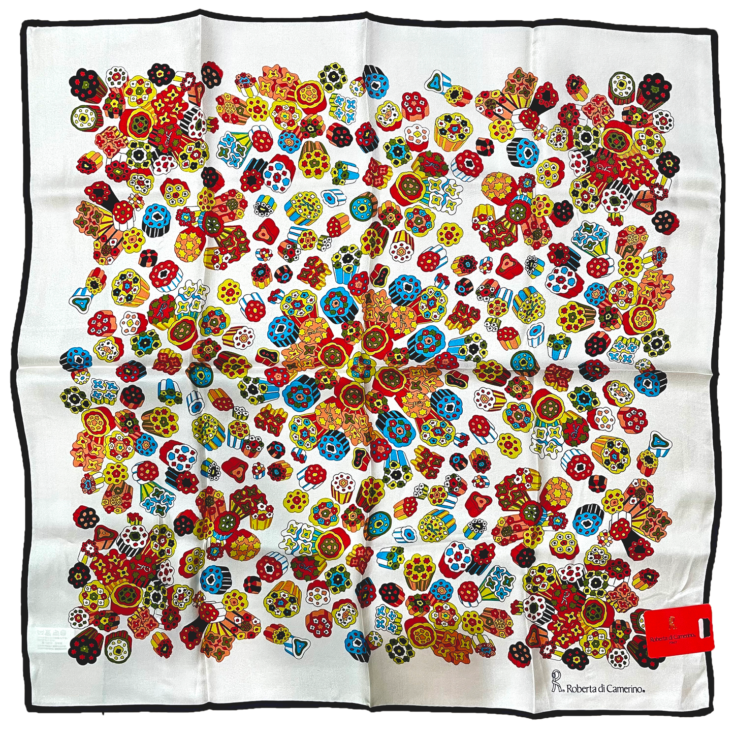 ROBERTA DI CAMERINO 100% Silk Scarf