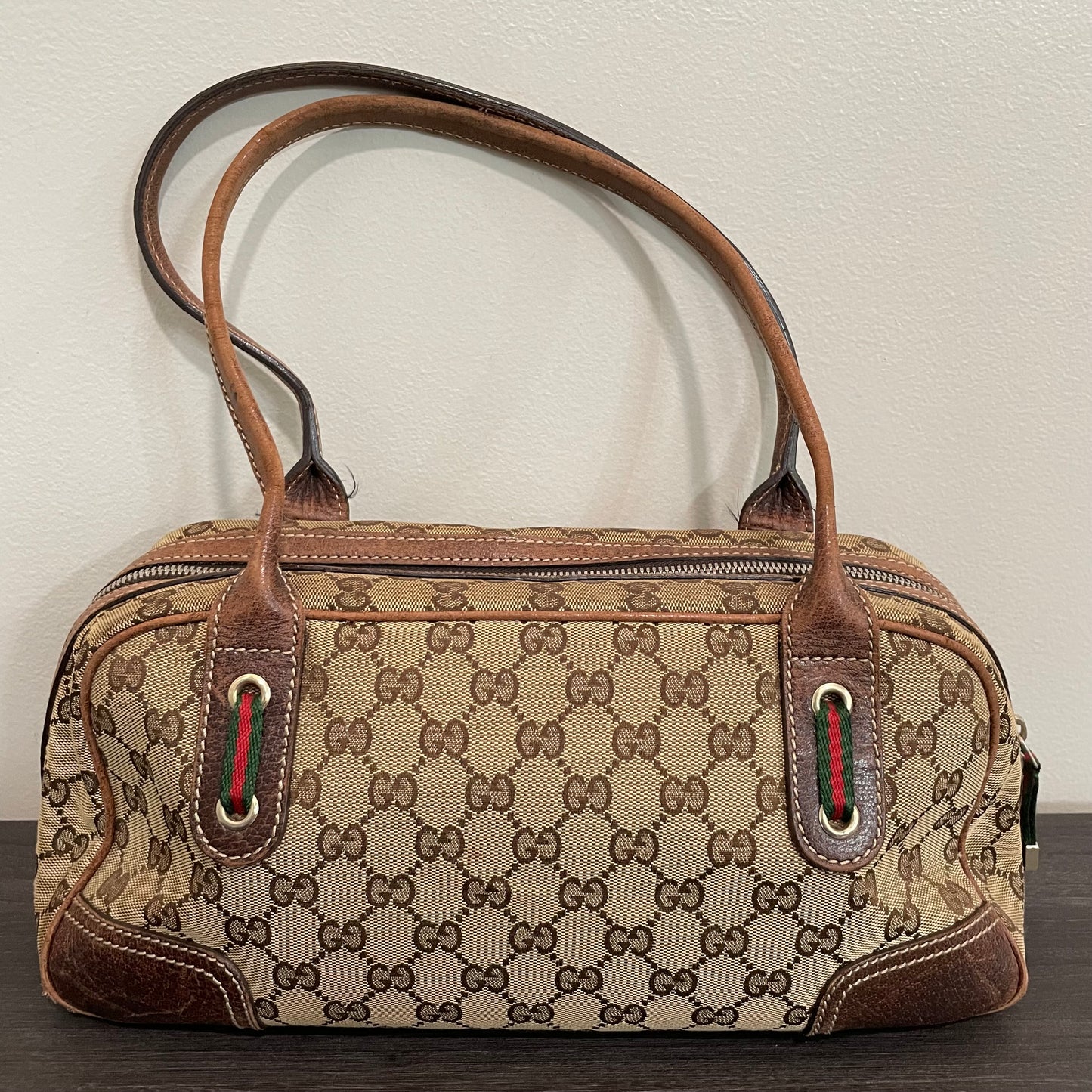 SOLD! Gucci Canvas Handbag