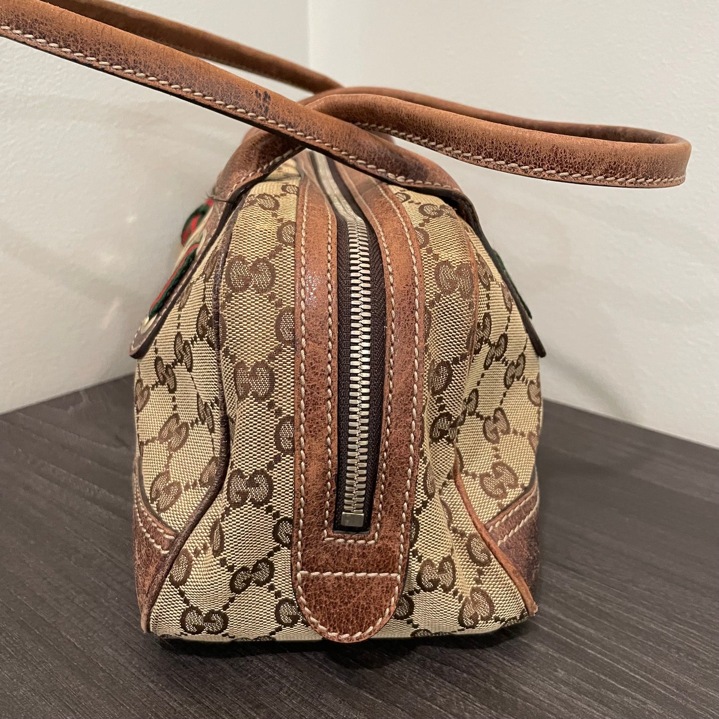 SOLD! Gucci Canvas Handbag