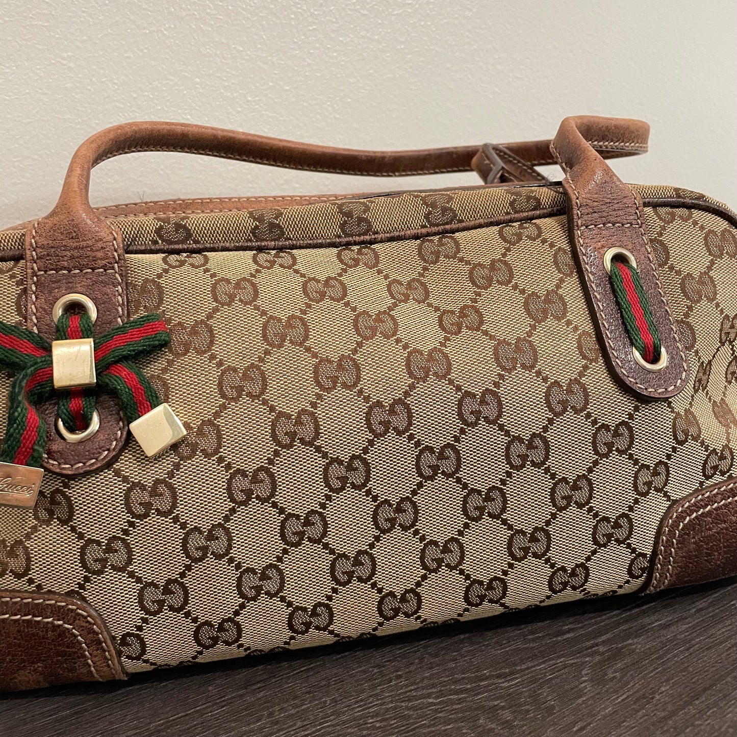 SOLD! Gucci Canvas Handbag