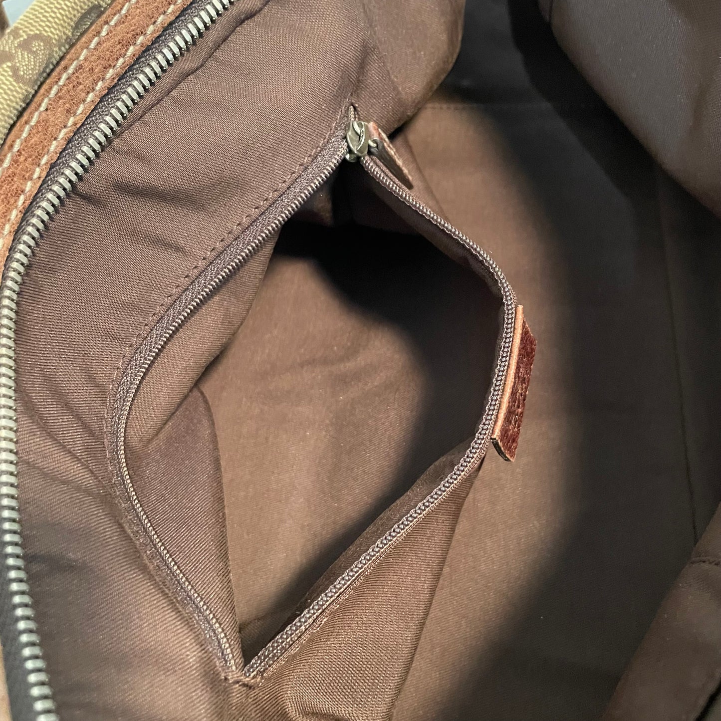 SOLD! Gucci Canvas Handbag