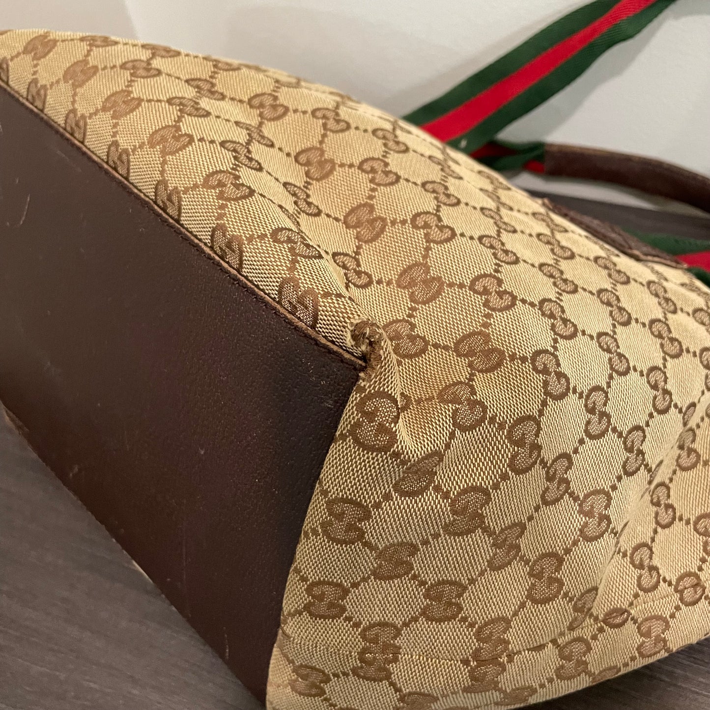 SOLD! Gucci Canvas Tote
