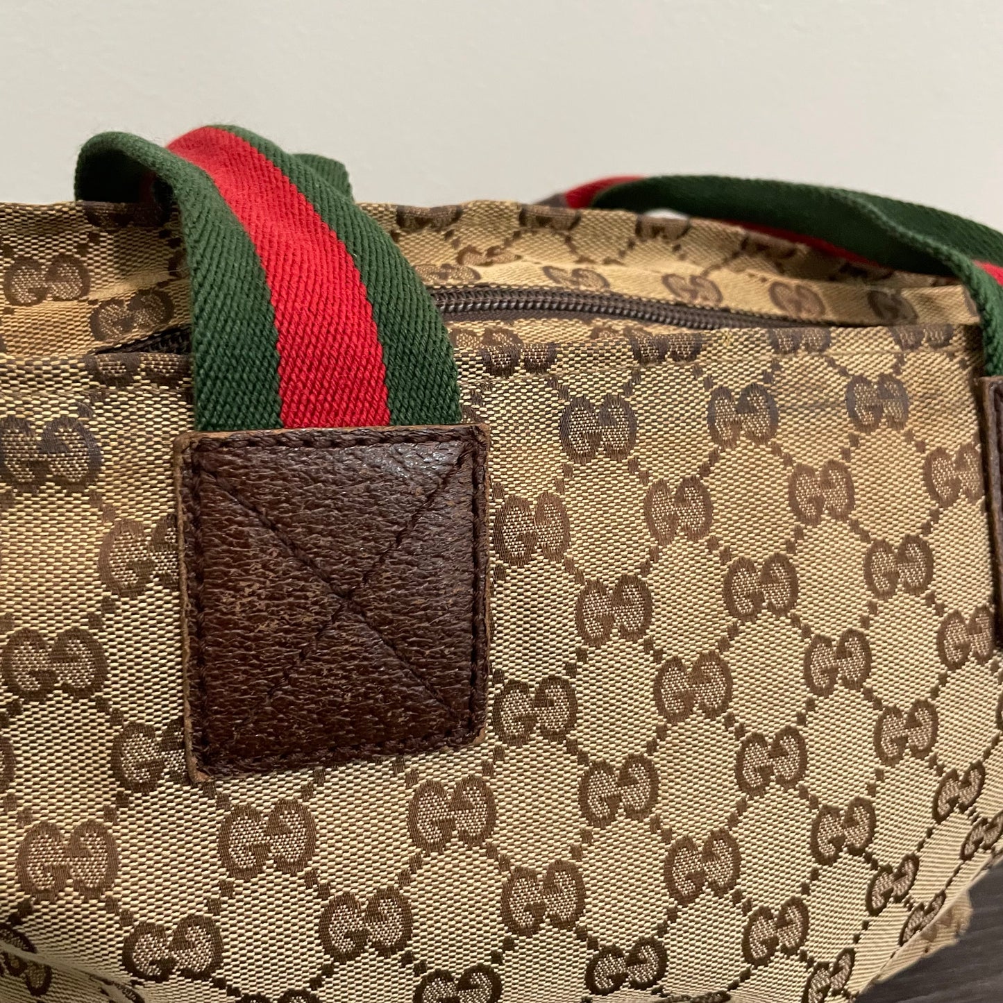SOLD! Gucci Canvas Tote