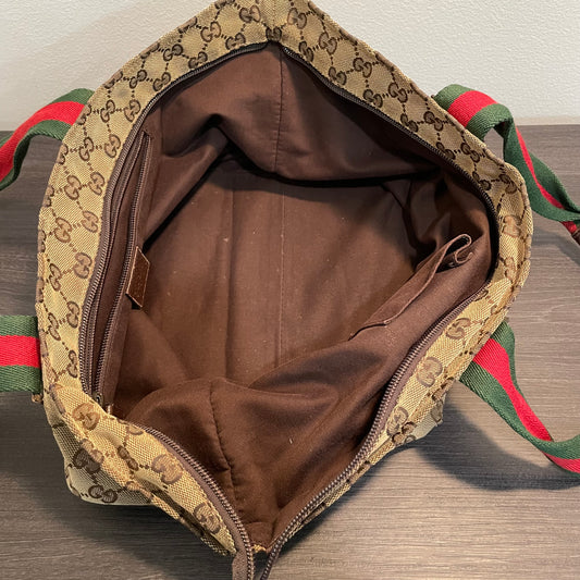 SOLD! Gucci Canvas Tote