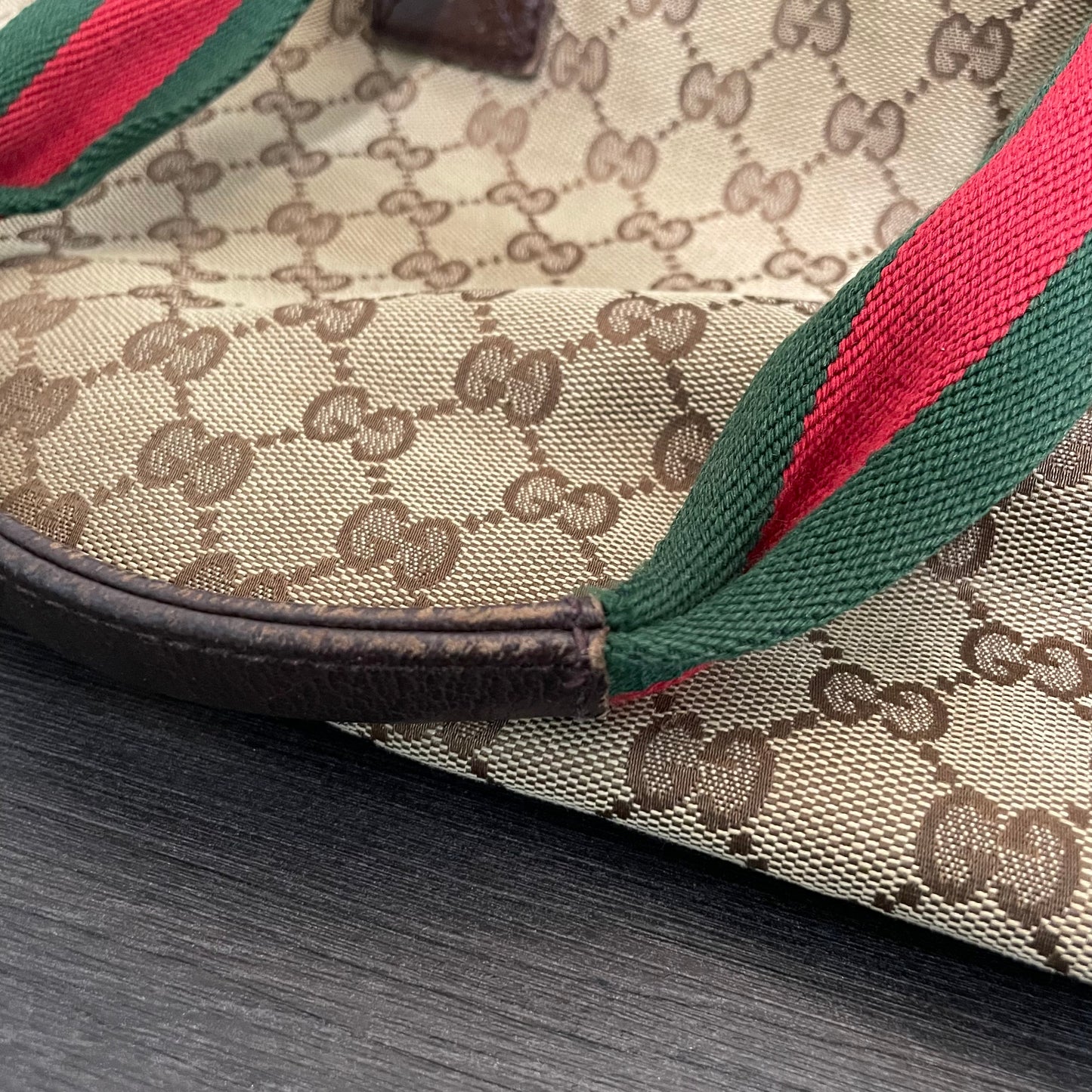 SOLD! Gucci Canvas Tote