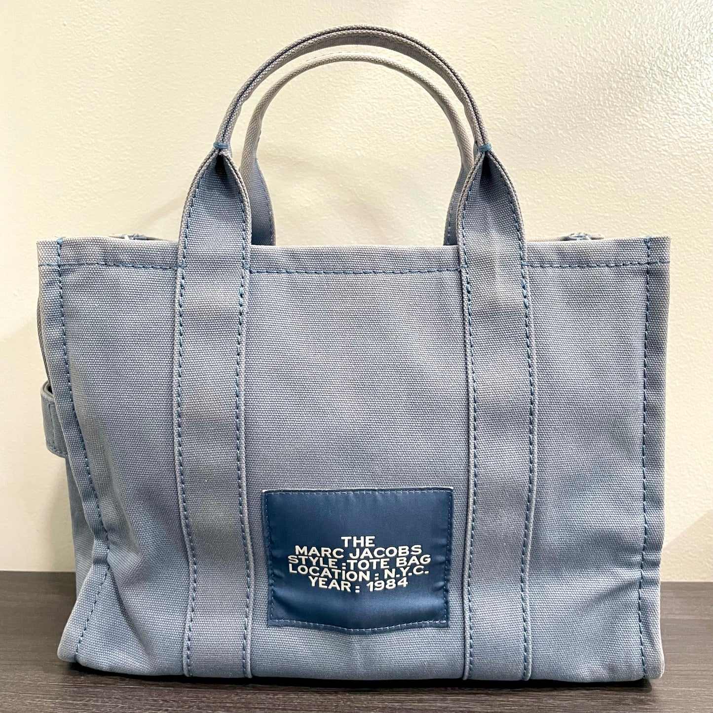 MARC JACOBS The Tote Bag - Slate Blue
