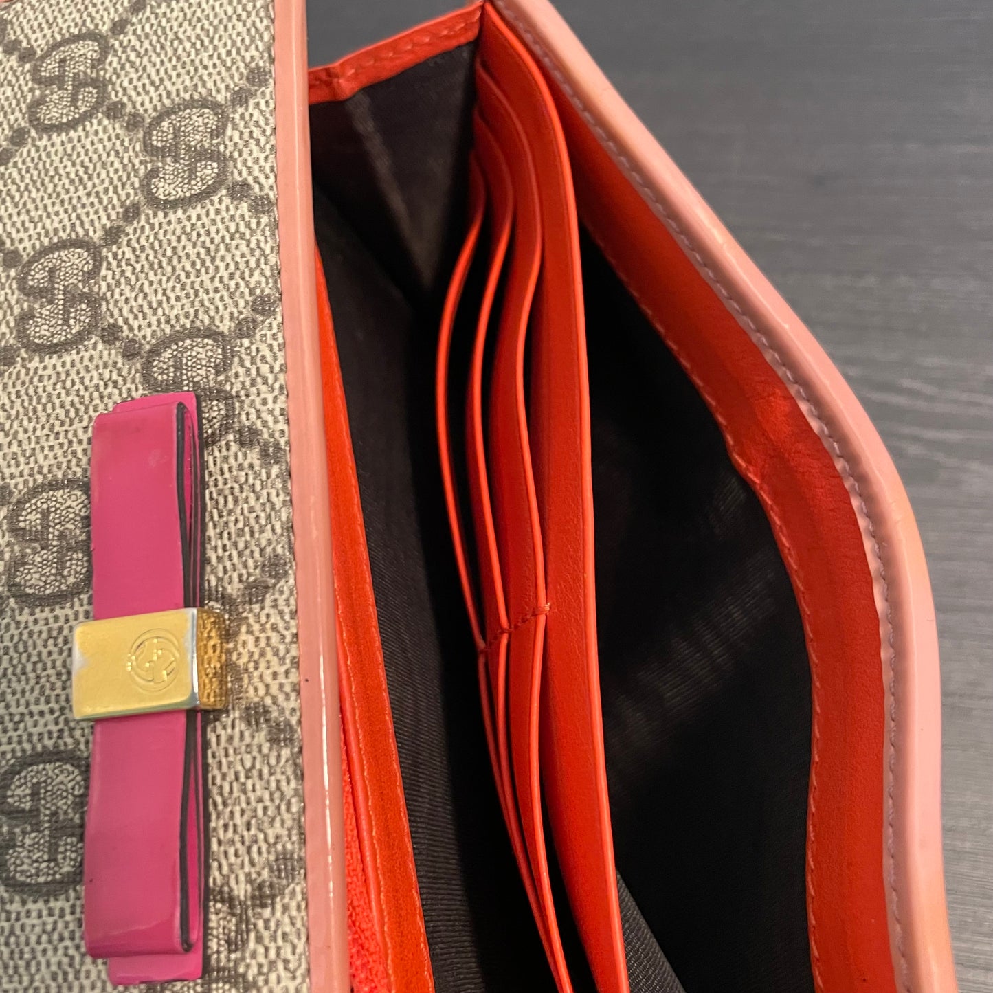 SOLD! Gucci Canvas Wallet