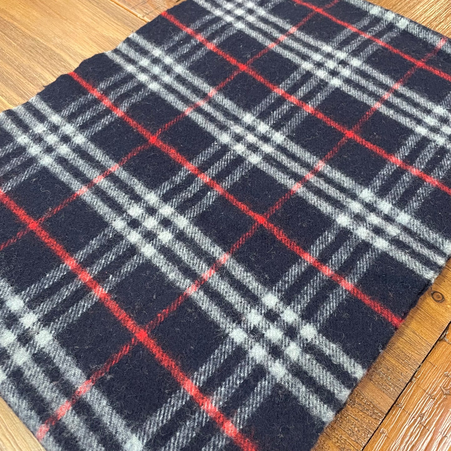 Vintage BURBERRYS Blue 100% Cashmere Scarf Stole