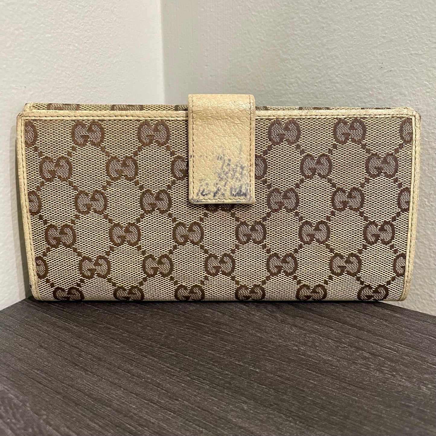GUCCI GG Canvas Long Wallet