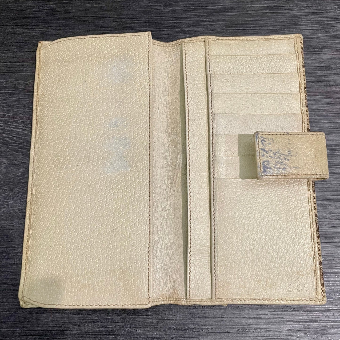 GUCCI GG Canvas Long Wallet