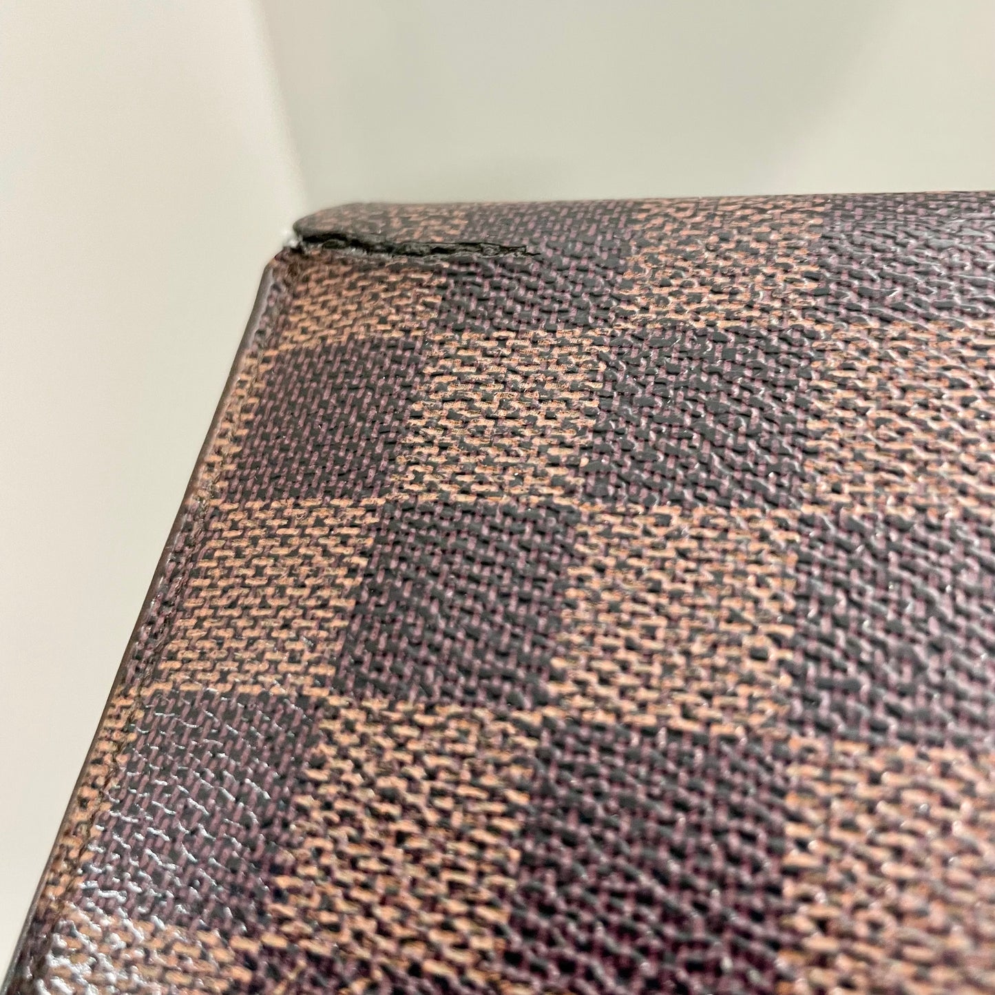 LOUIS VUITTON Damier Ebene Men's Bi-fold Wallet