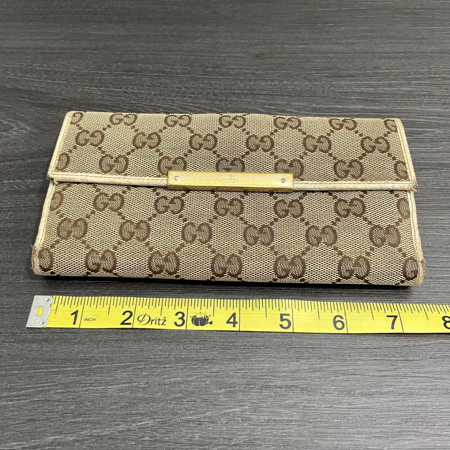 GUCCI GG Canvas Long Wallet
