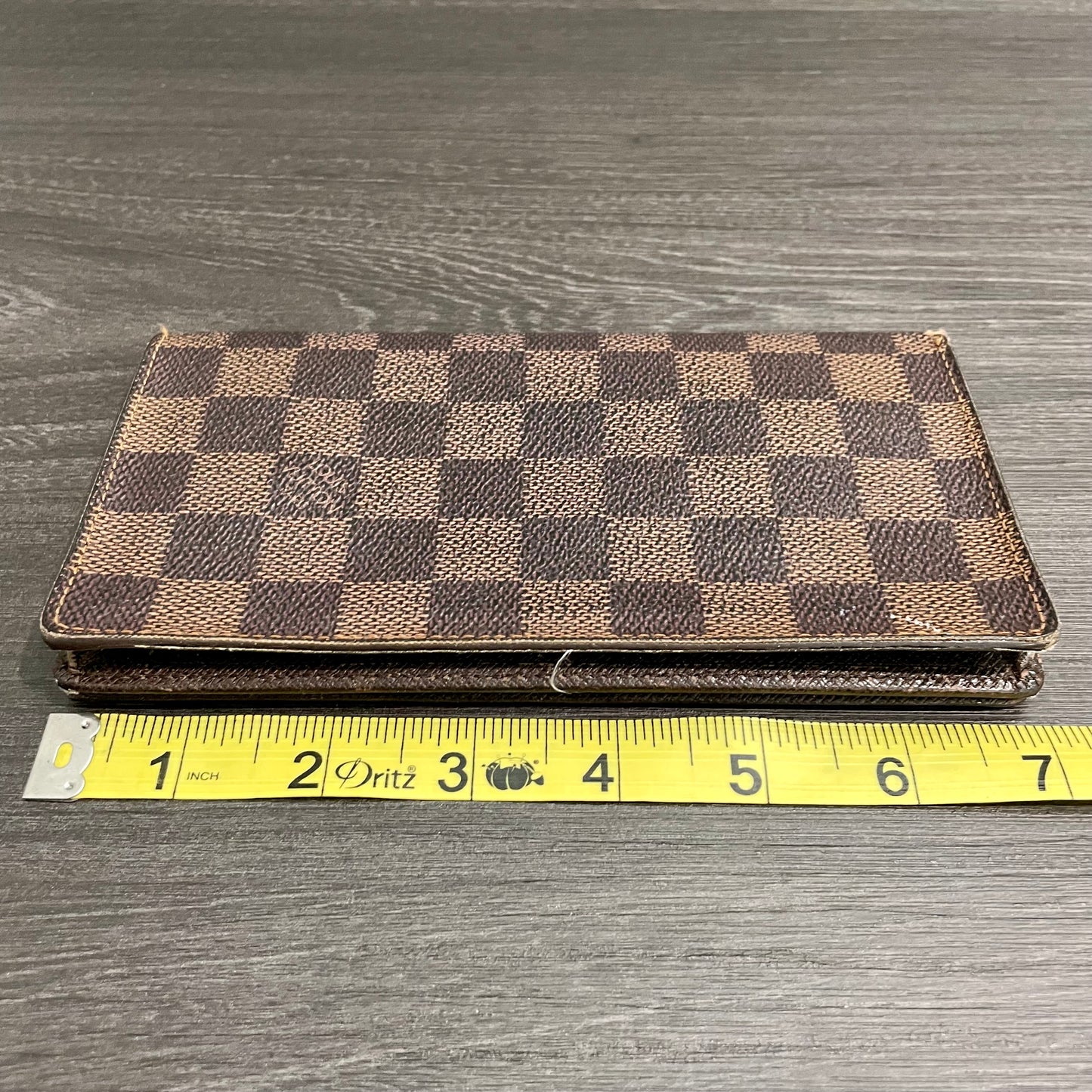 LOUIS VUITTON Damier Ebene Long Wallet