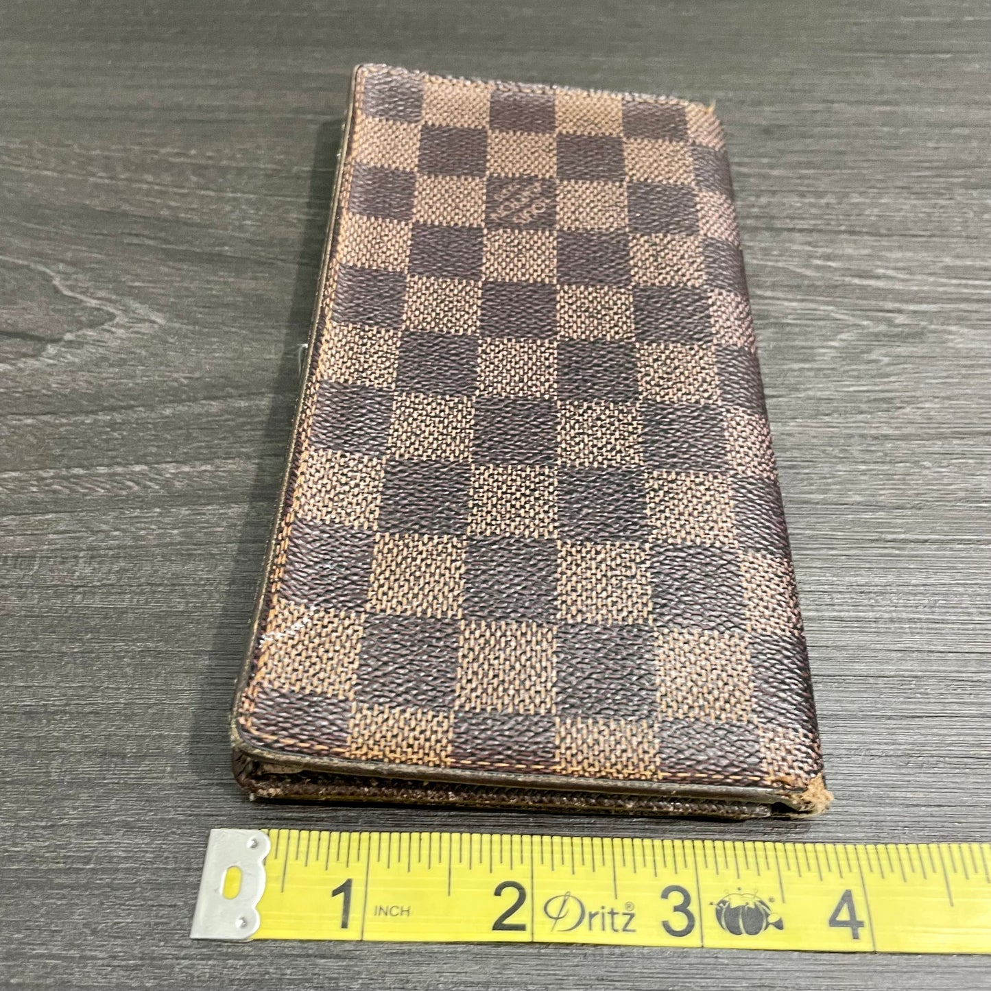 LOUIS VUITTON Damier Ebene Long Wallet