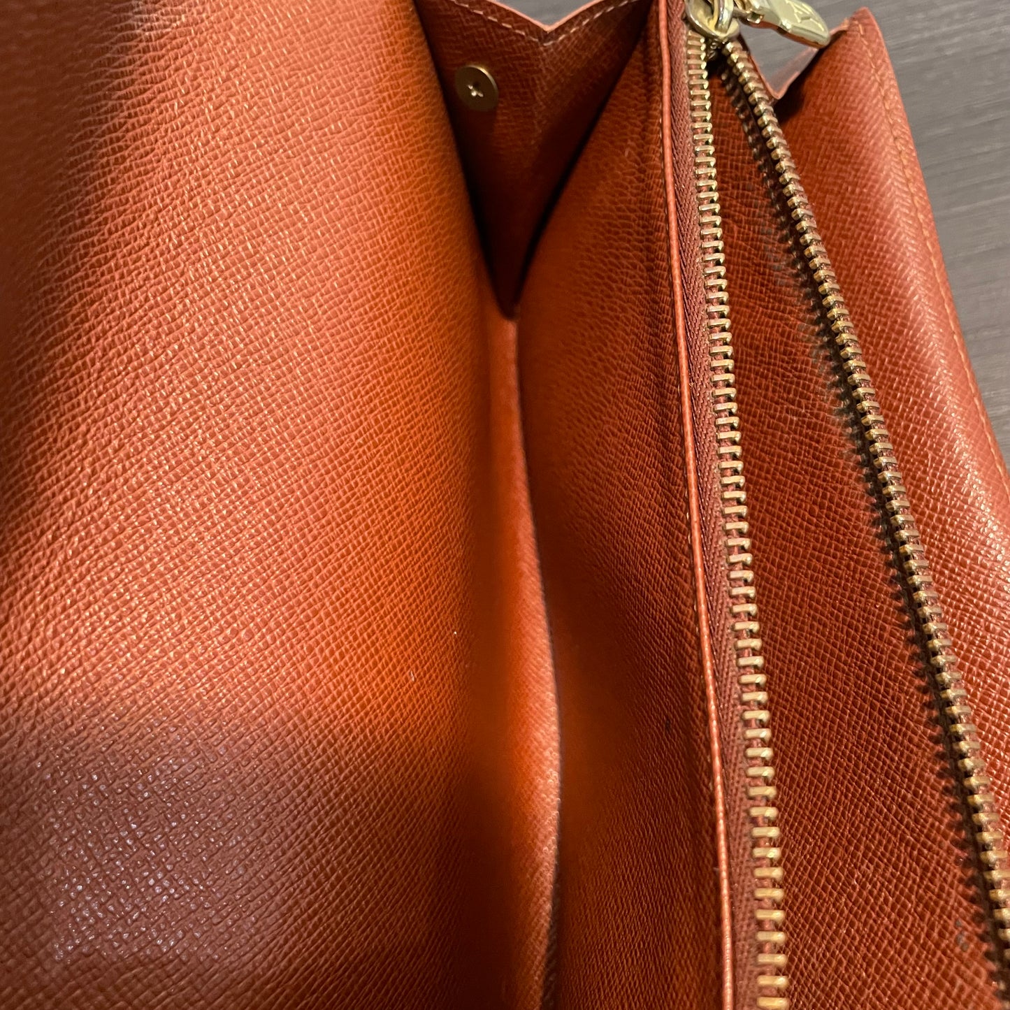 SOLD! Louis Vuitton Monogram Wallet with Chain