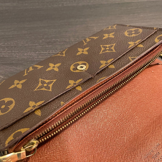 SOLD! Louis Vuitton Monogram Wallet with Chain