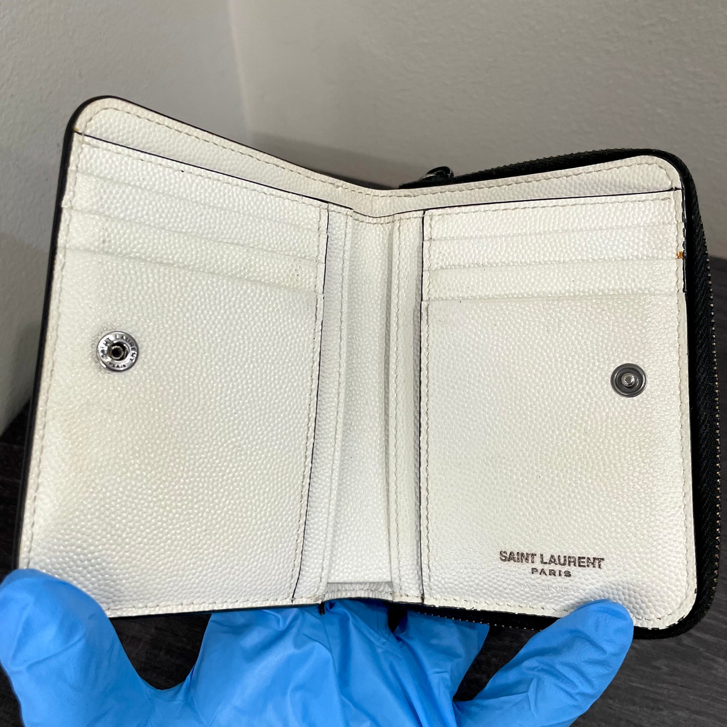 SAINT LAURENT Zippy Wallet